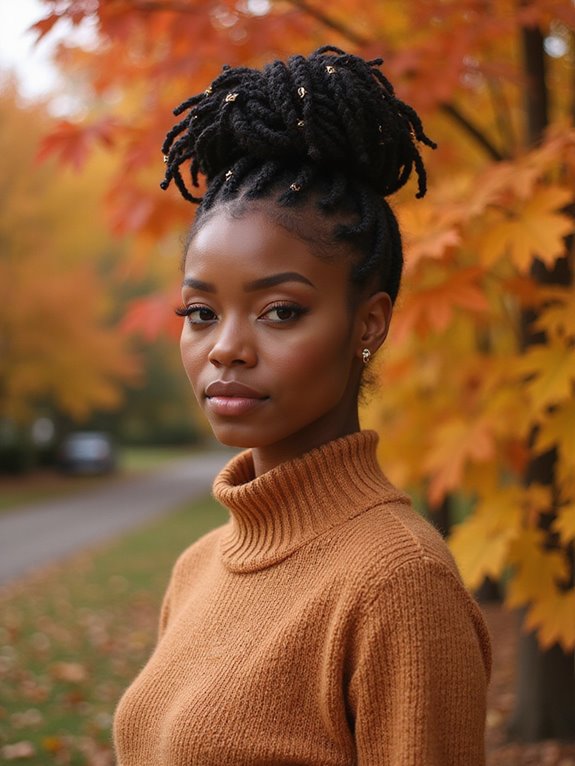 stylish sophisticated twist updo