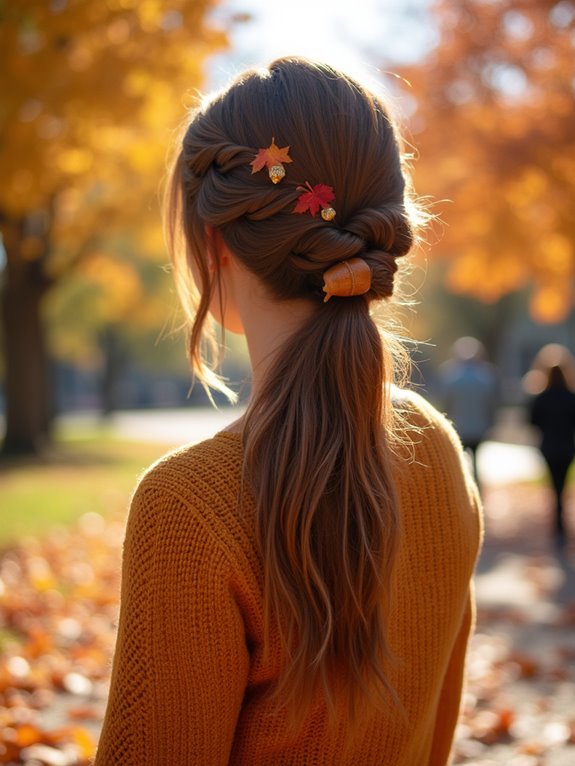 stylish twisted ponytail technique