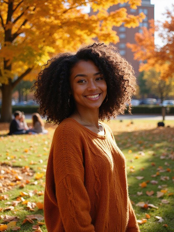 stylish voluminous curly bob