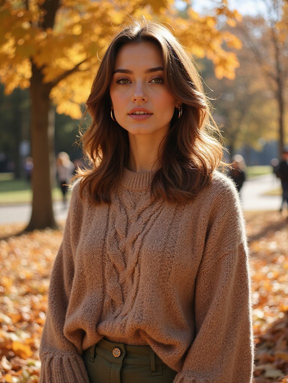 stylish wavy lob maintenance