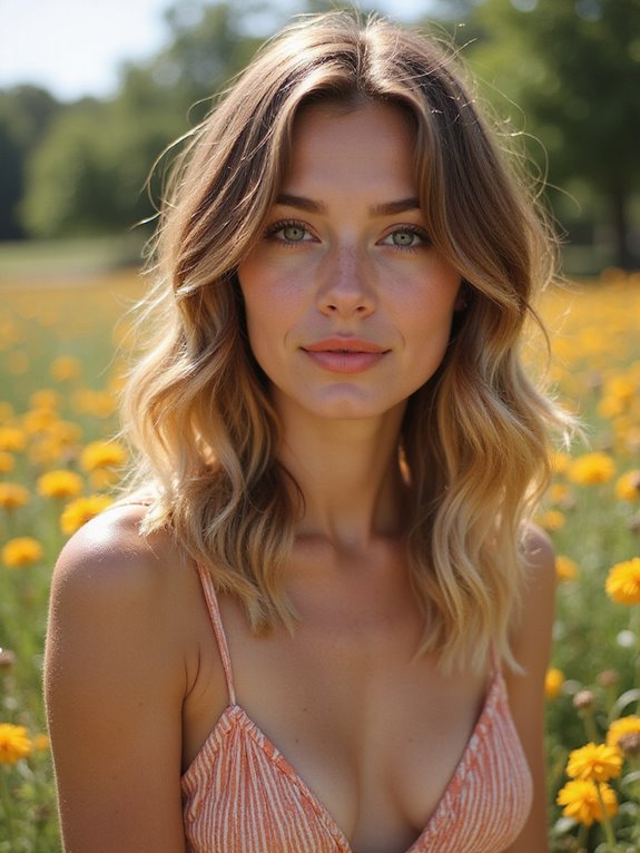 subtle gradient hair technique