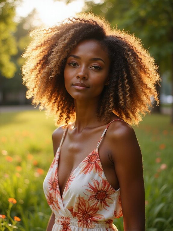 golden blonde balayage highlights