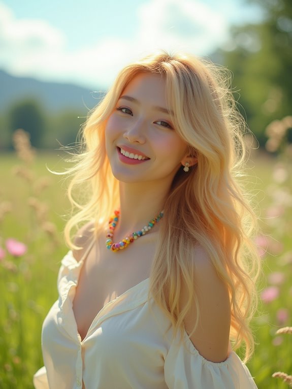 sun kissed blonde beach waves