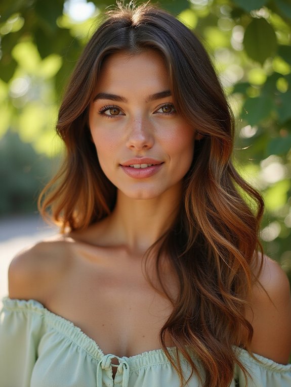 sun kissed caramel hair highlights