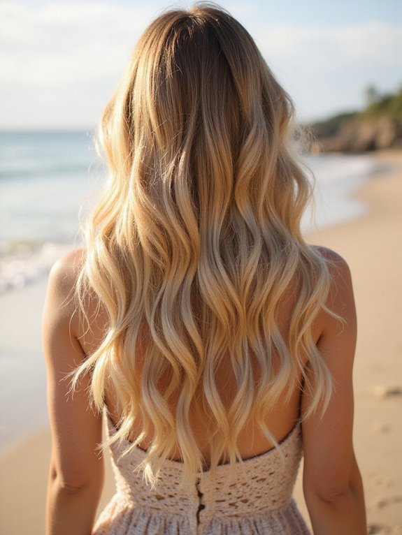 sun kissed ombre hair trend