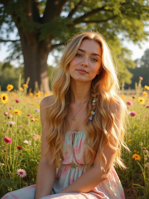 sun kissed vibrant summer hair