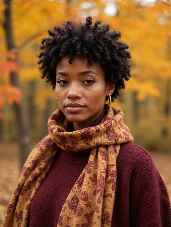 tapered curls with volume