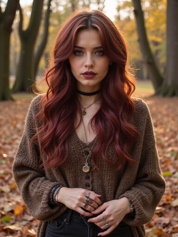 textured long layers hairstyle