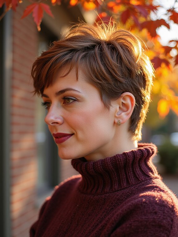 textured pixie cut styling