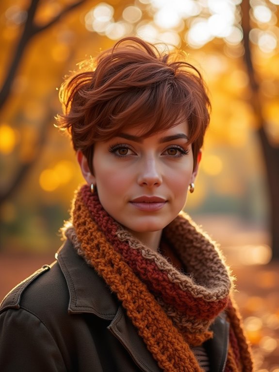textured pixie cut styling