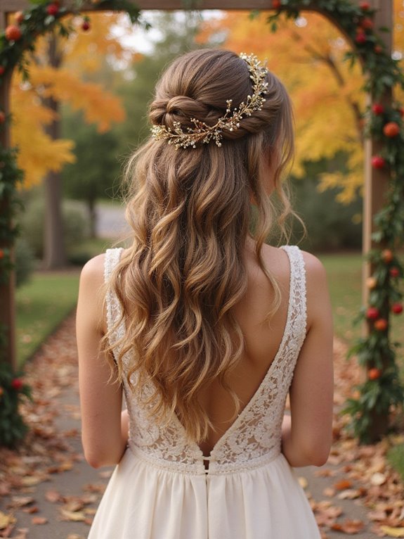 textured waves with headband