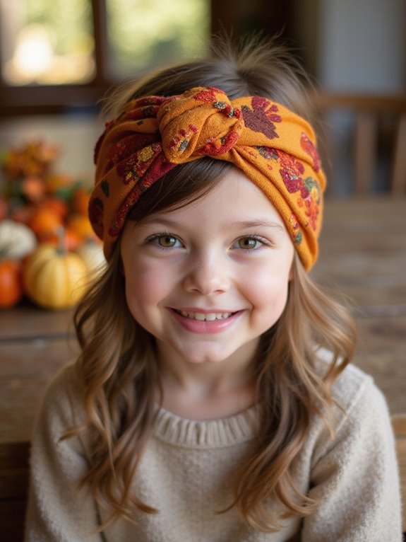 thanksgiving headband with embellishments