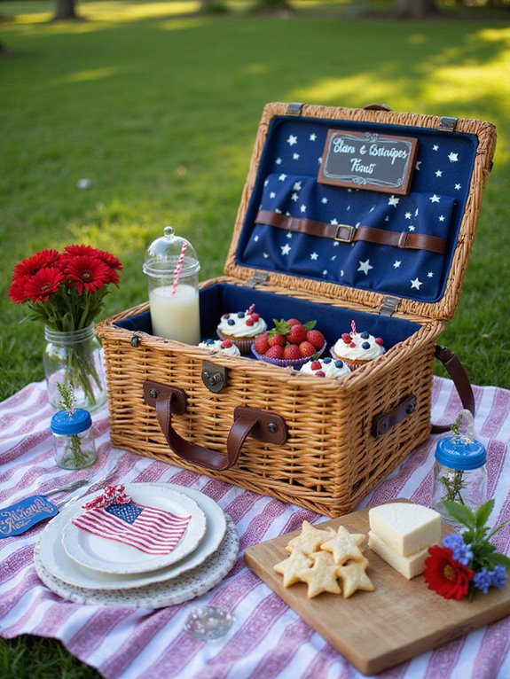 themed independence day picnic