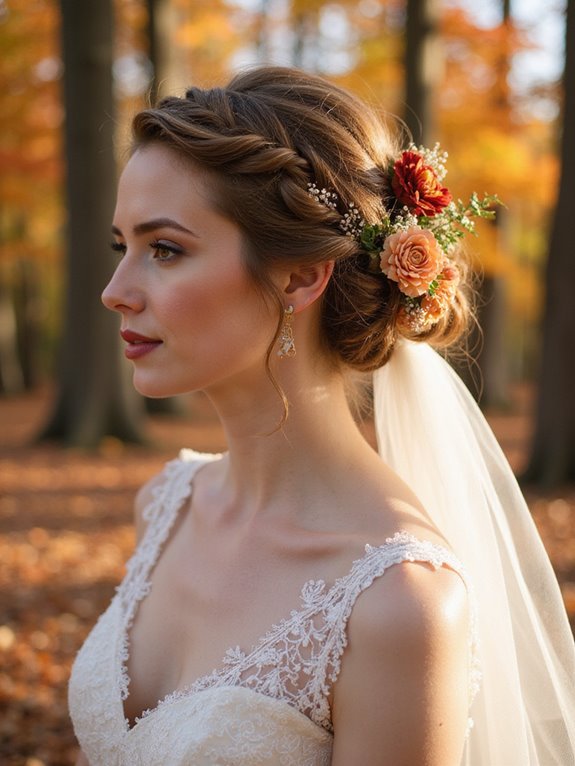 timeless braided updo elegance