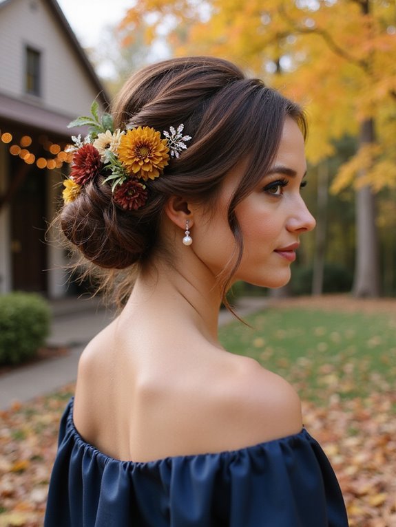 timeless elegant chignon updo