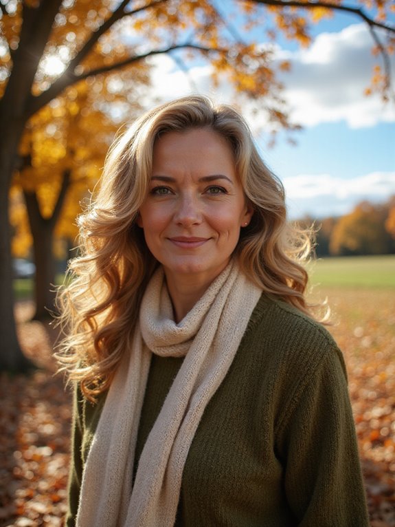 timeless elegant side swept curls