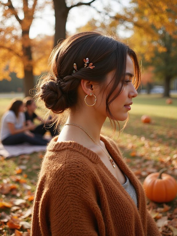 timeless low bun hairstyle