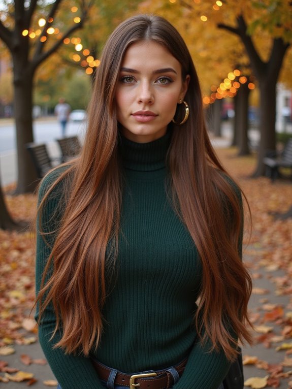 timeless polished straight hair