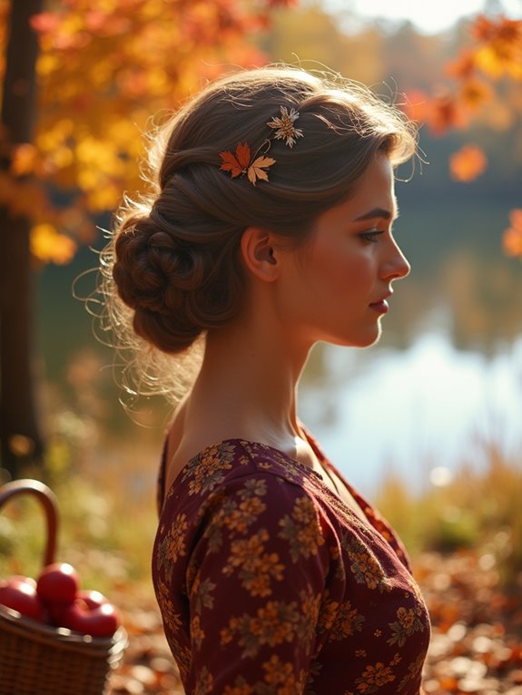 timeless vintage inspired updo
