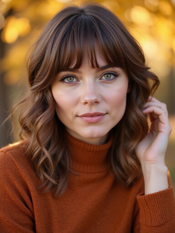 trendy chic shag hairstyle