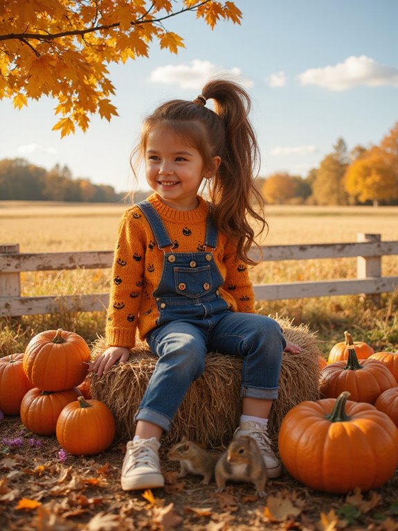 trendy fall ponytail hairstyle