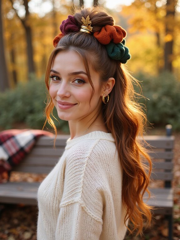 trendy playful bubble ponytail
