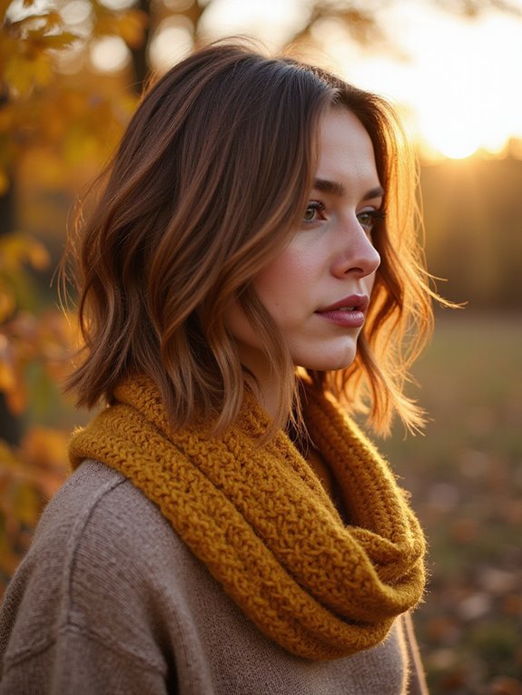 trendy side swept angle bob