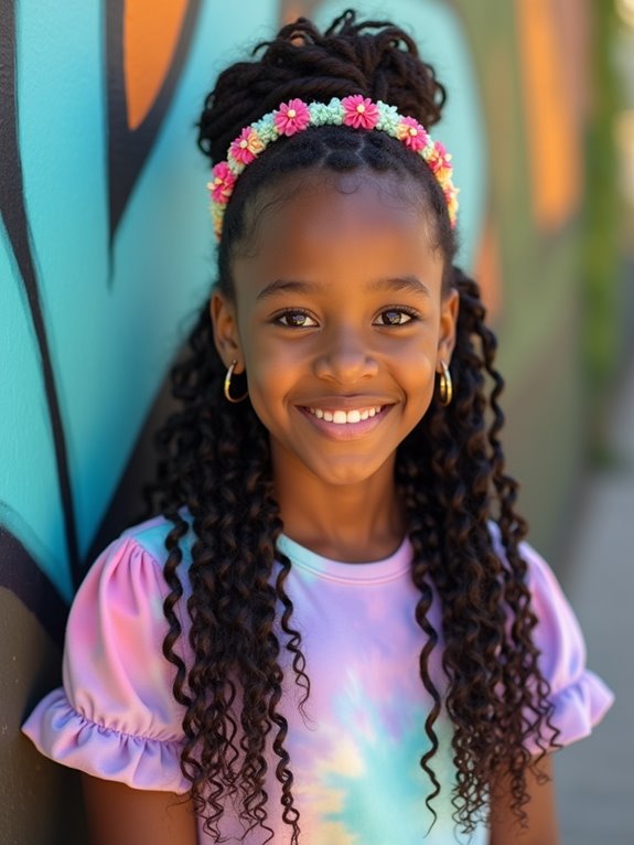 twist out half updo tips