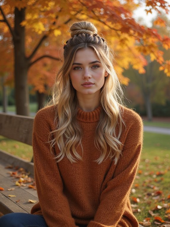 twisted buns with elegance