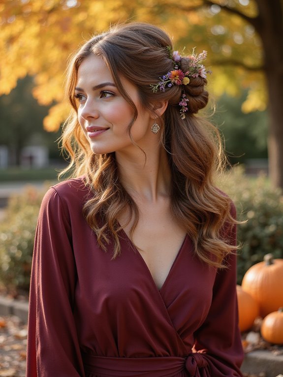 twisted chignon romantic hairstyle