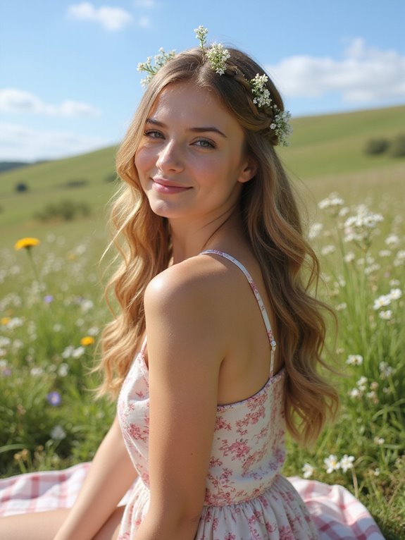 twisted crown picnic hairstyle