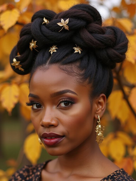 twisted crown updo elegance