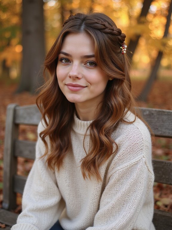 twisted half up hairstyle tutorial