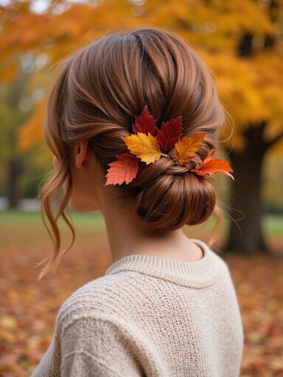twisted low bun hairstyle