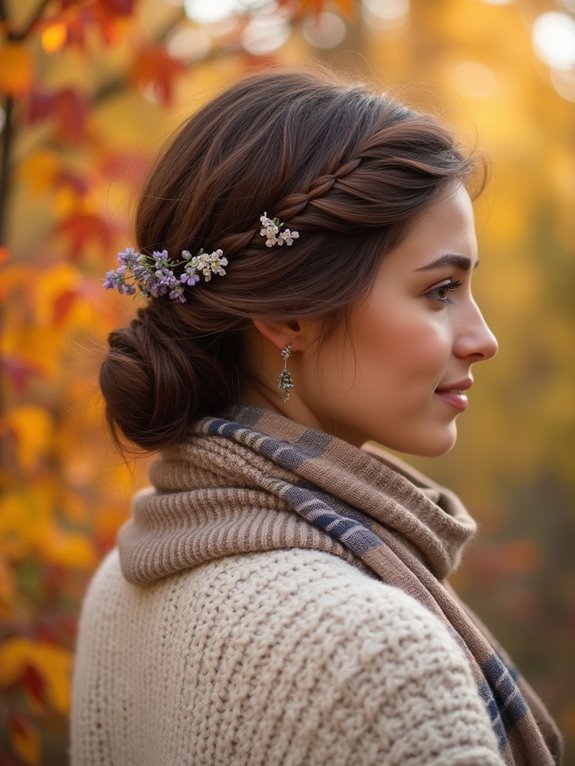 twisted low chignon elegance