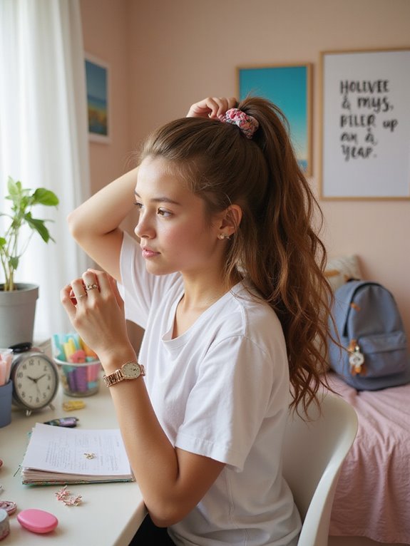 twisted ponytail hairstyle options