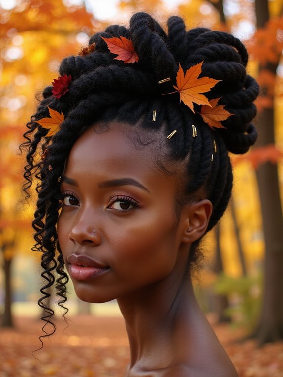 twisted updo for elegance