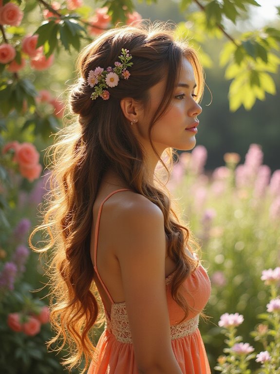 twisted updo for summer