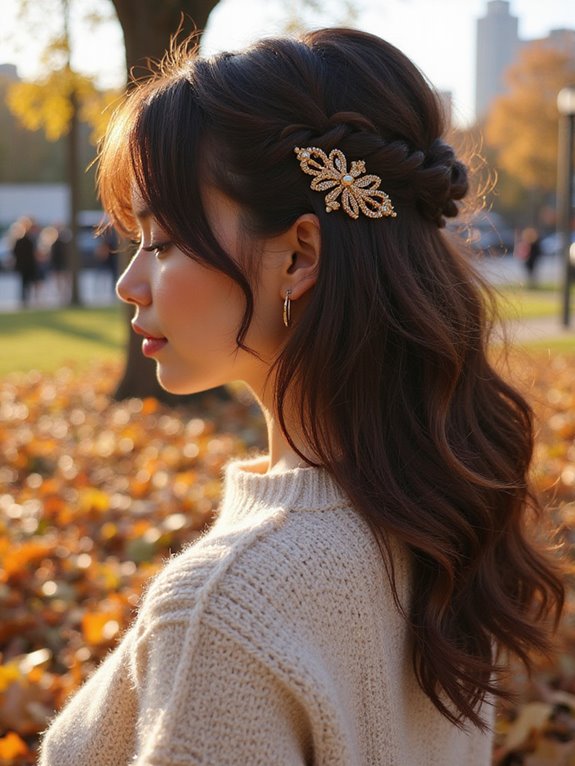 versatile half up hairstyles