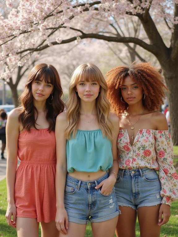 versatile summer curtain bangs