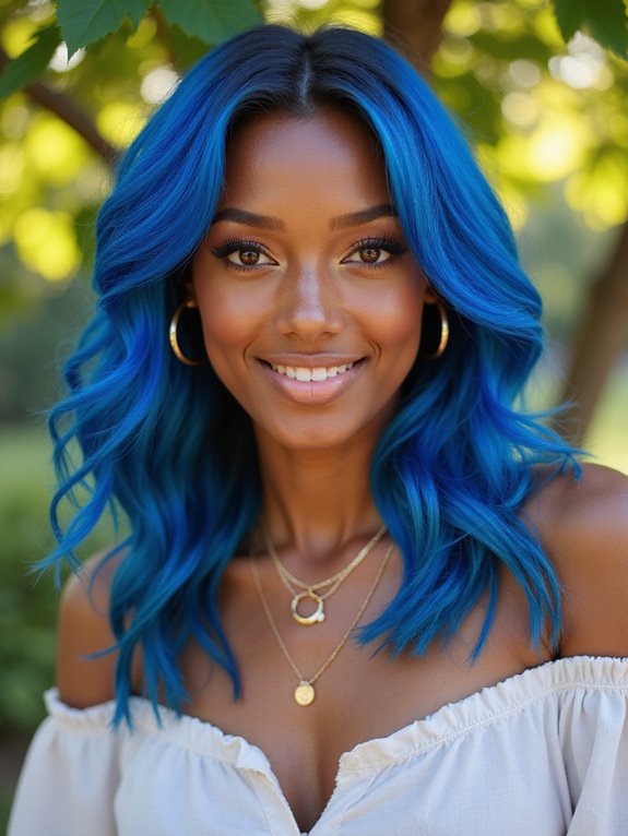 radiant blue hair care
