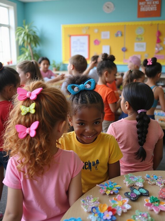 vibrant bold hair accessories