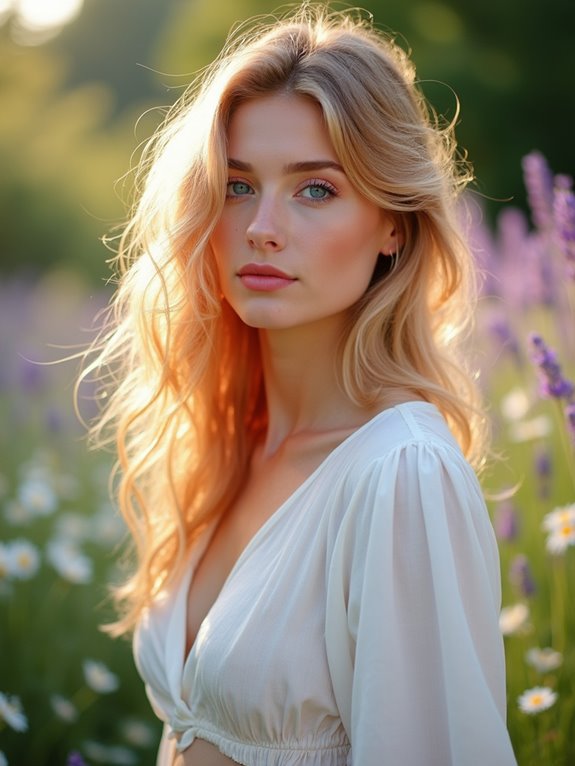 vibrant cool strawberry blonde