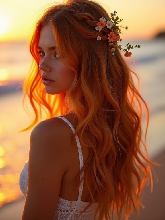 vibrant copper hair care