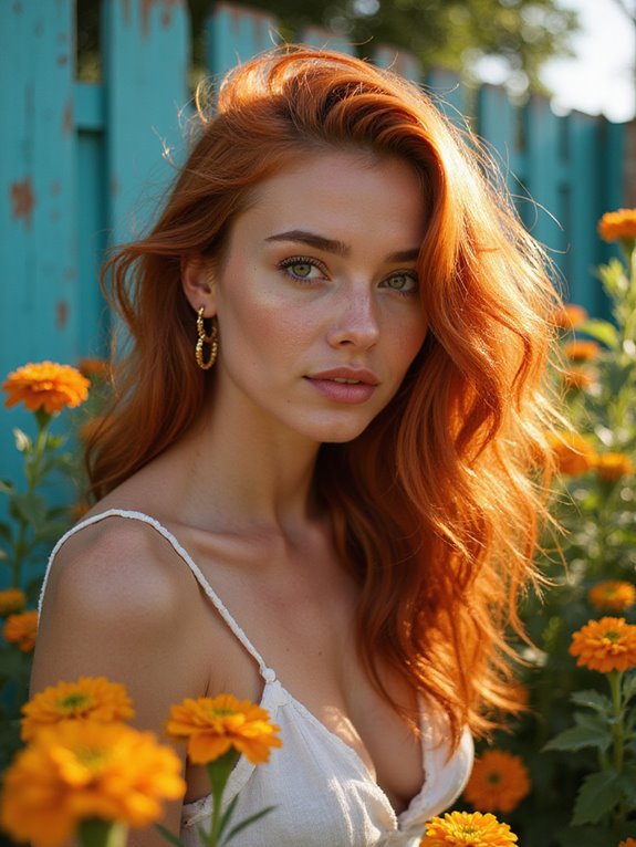 vibrant copper hair maintenance