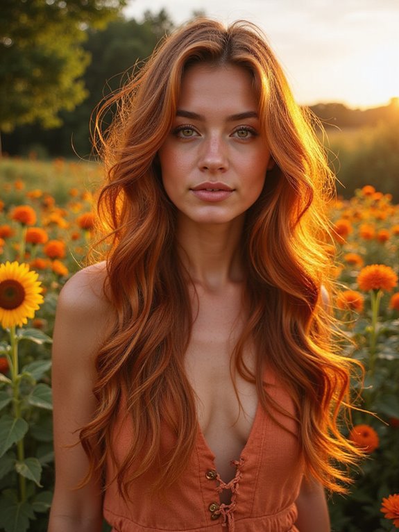 vibrant copper hair maintenance