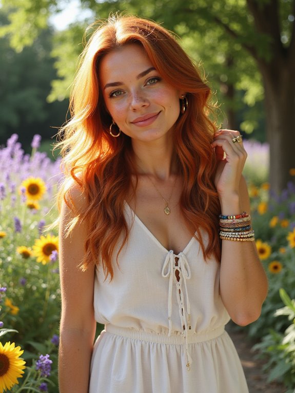 vibrant copper hair maintenance