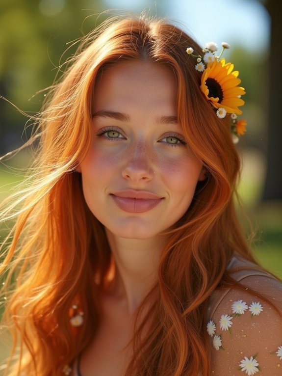 vibrant copper hair maintenance