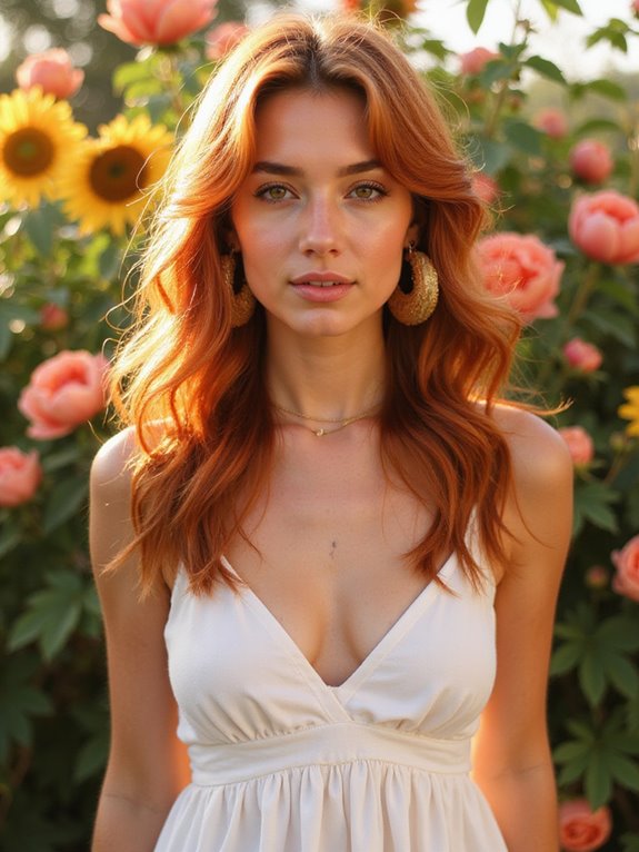 vibrant copper hair transformation