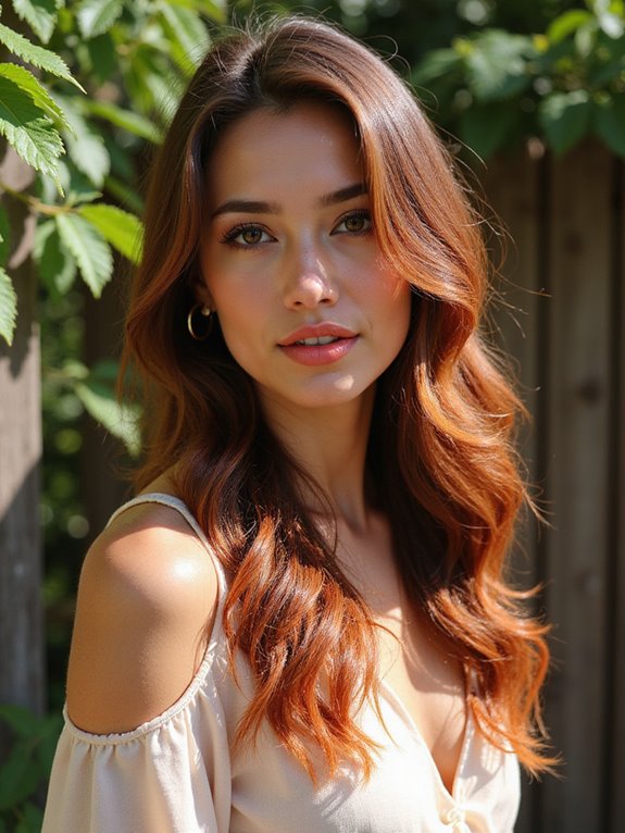 vibrant copper hair transformation